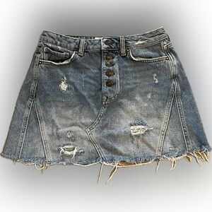 We The Free by Free People denim mini skirt size 2 / 26